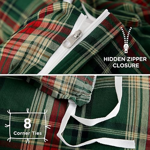 Miniatura 6 de TOCOMOA Funda nórdica verde King