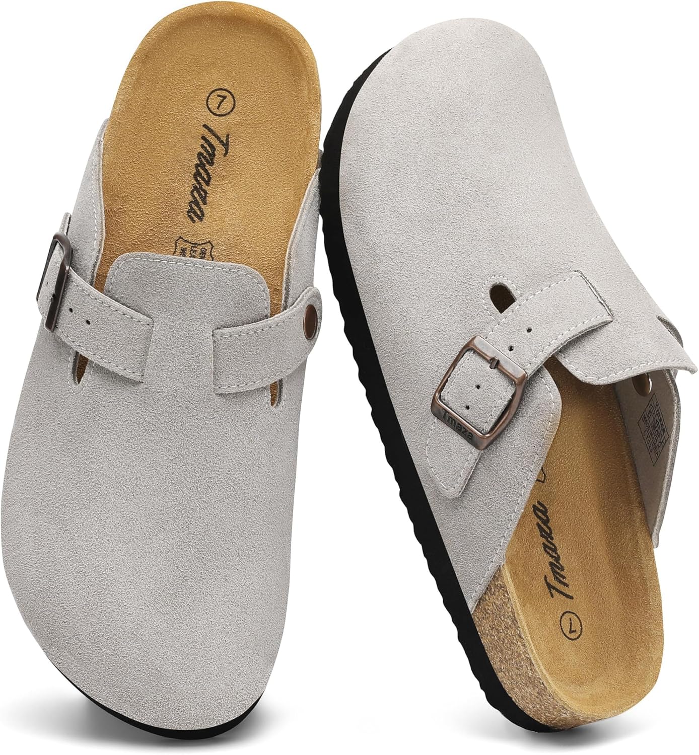 Cork Footbed Women Clogs - Orthopedic Comfort