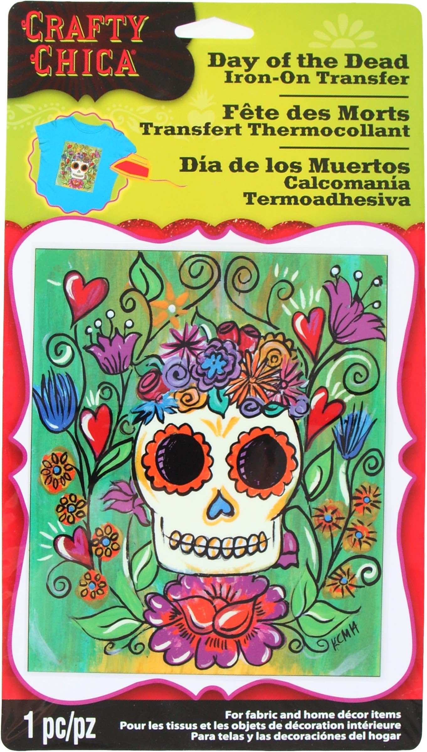 Crafty Chica Large Flower Skulls Kit