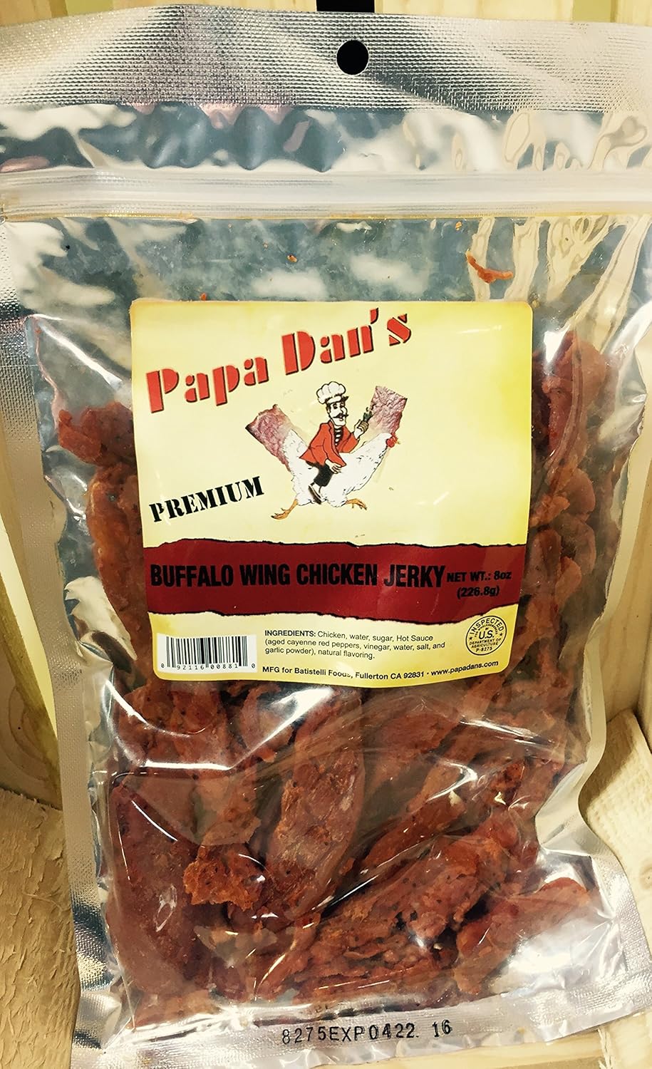 Buffalo Wing Chicken Jerky Grocery & Gourmet Food