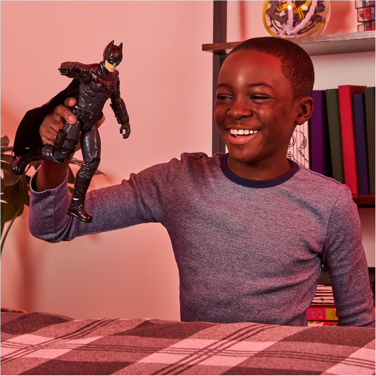 DC Comics, Batman 12-inch Action Figure, The Batman Movie Collectible Kids Toys for Boys and Girls Ages 3 and up