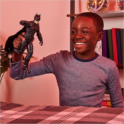 Miniatura 6 de DC Comics, Figura de acción de Batman de 12 pulgadas, la película de Batman coleccionable, juguetes para niños y niñas a partir de 3 años (paquete