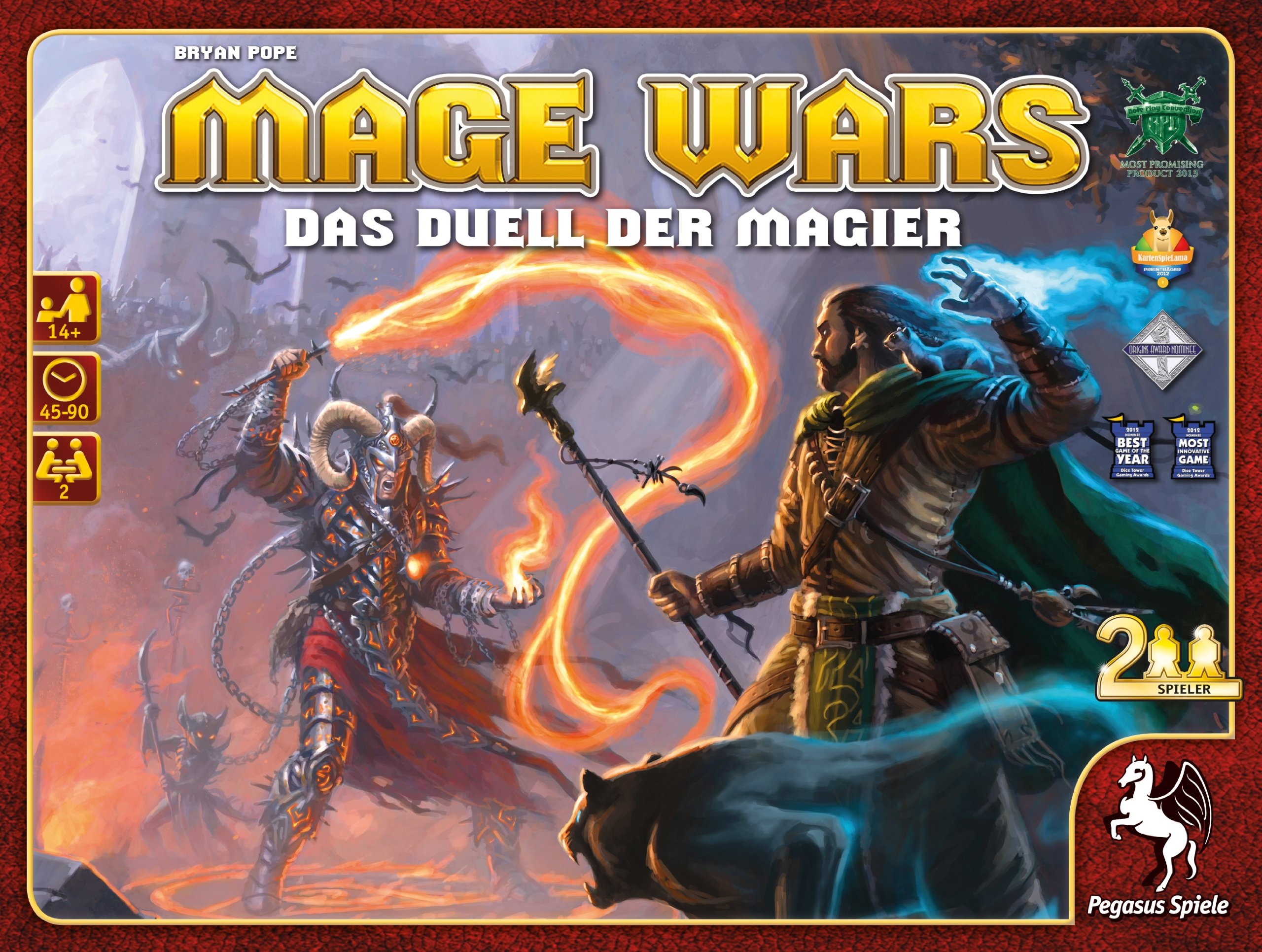 Pegasus Spiele 51860G - Mage Wars (deutsche Ausgabe)