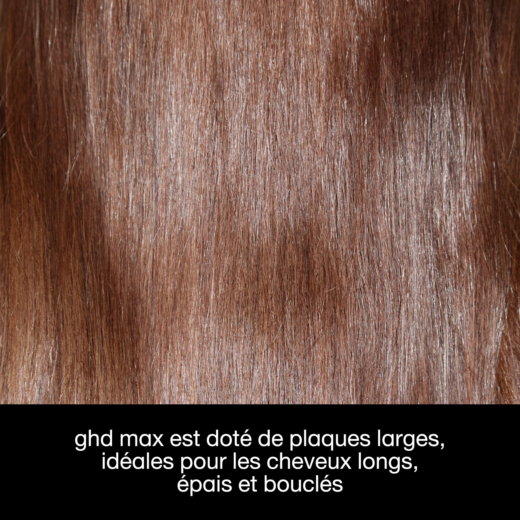 ghd Lisseur cheveux max Fer à lisser professionnel Plaques larges Lissage rapide cheveux longs épais bouclés