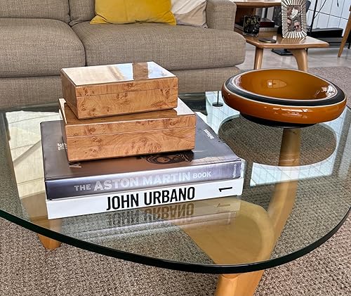 Miniatura 2 de Cruiser's Caché Burl Wood Design Luxe Caja decorativa  Totalmente forrada de gamuza  Grande - 10 pulgadas