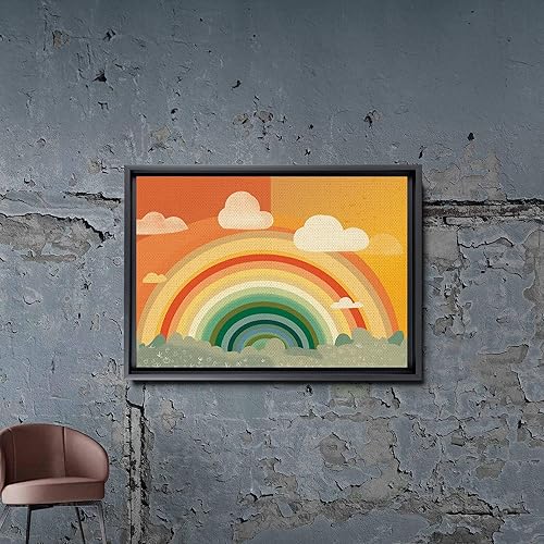 Miniatura 7 de Boho Nursery Wall, Rainbow Wall Decor Prints Art, Heart Art prints, Toddler Bedroom Bathroom Room Playroom Classroom Cute Modern Boho Print