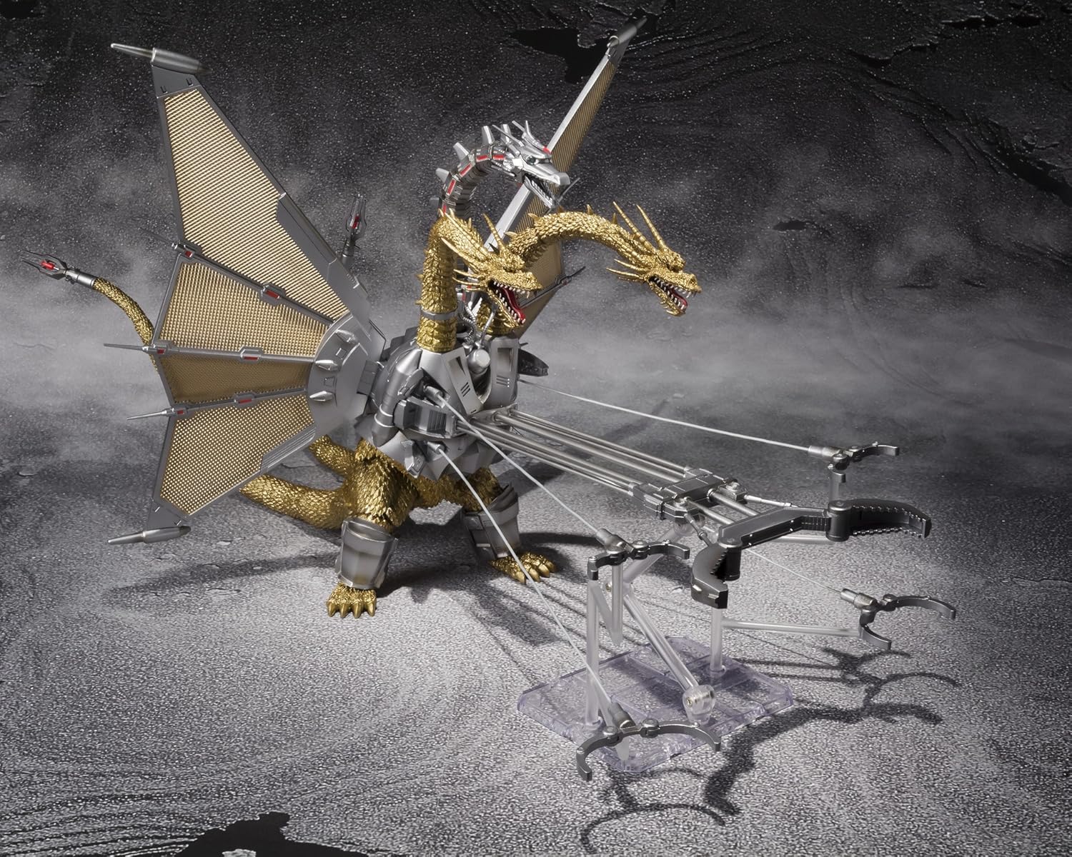 S.H. Monster Arts Mecha King Ghidorah Figure | eBay