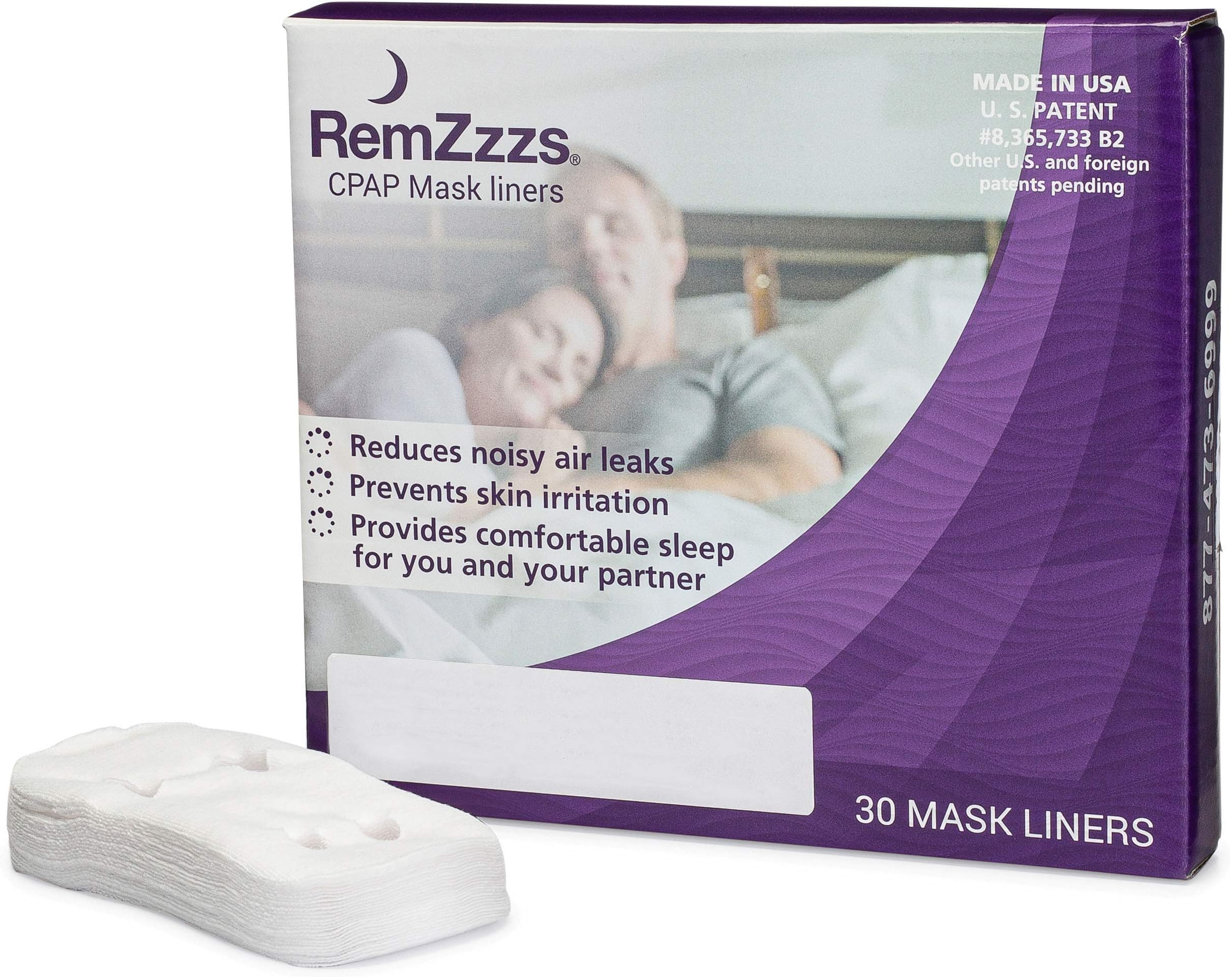 RemZzzs Nasal Pillow Mask CPAP/BiPAP Mask Liners (30-Day Supply)