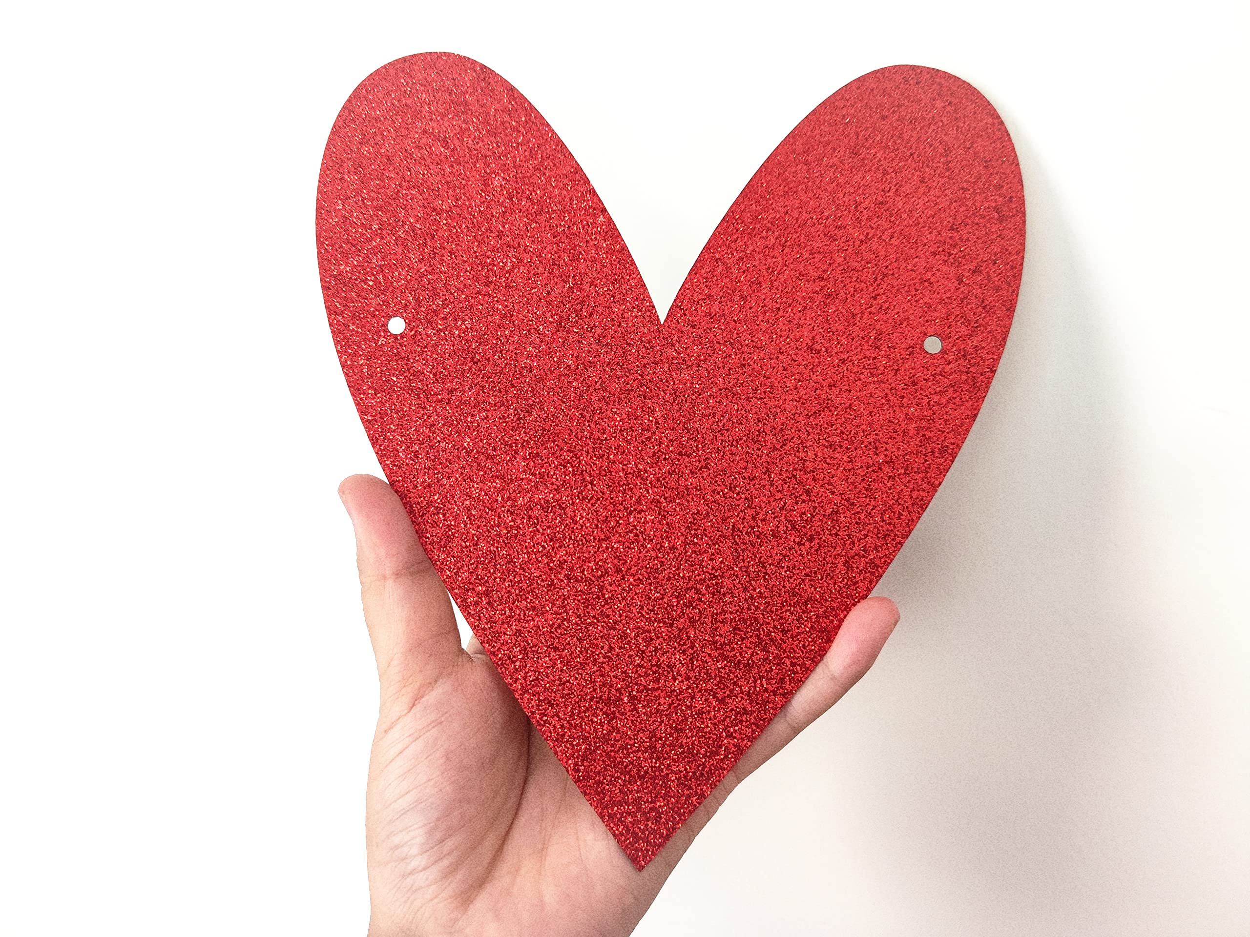 Red Valentine Decorations Red Glitter Happy Valentines Day Banner And ...