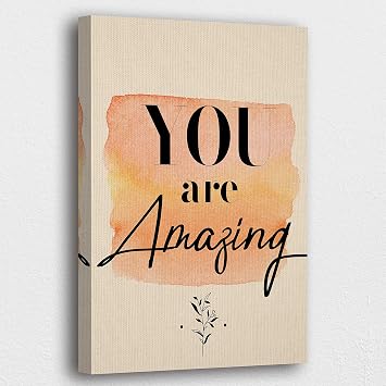 SpiritualHands Inspirational Wall Art for Kids Positive Quotes Poster with Uplifting Affirmations for Office, Classroom, Therapy Room, Nursery, or Bedroom Modern Motivational Mindfulness Decor