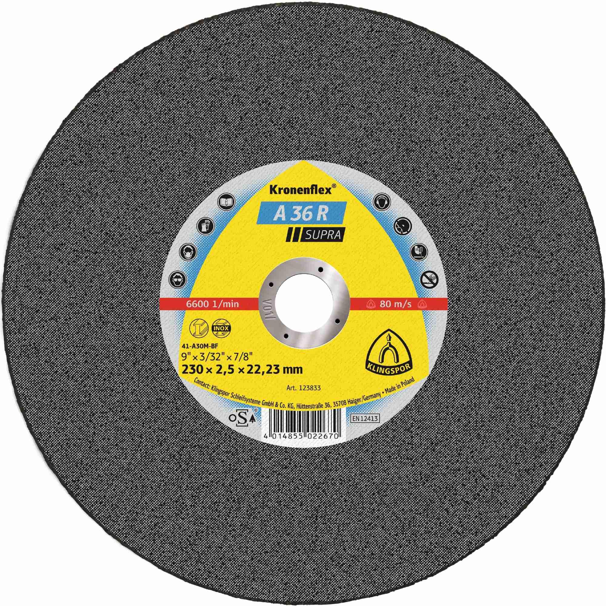 A 36 R - Discos de corte rectos (25 unidades, 180 x 2,5 x 22,23 mm)