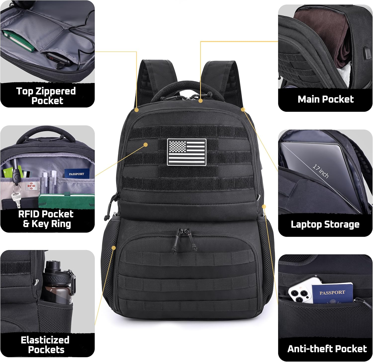 Gear Up for Success: The MOZETO Tactical Laptop Lunch Backpack Review