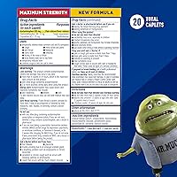 Vista 5 de Mucinex Nightshift para resfriado y gripe, potente alivio nocturno multisíntoma, 20 cápsulas de liberación rápida, analgésico/reductor de fiebre