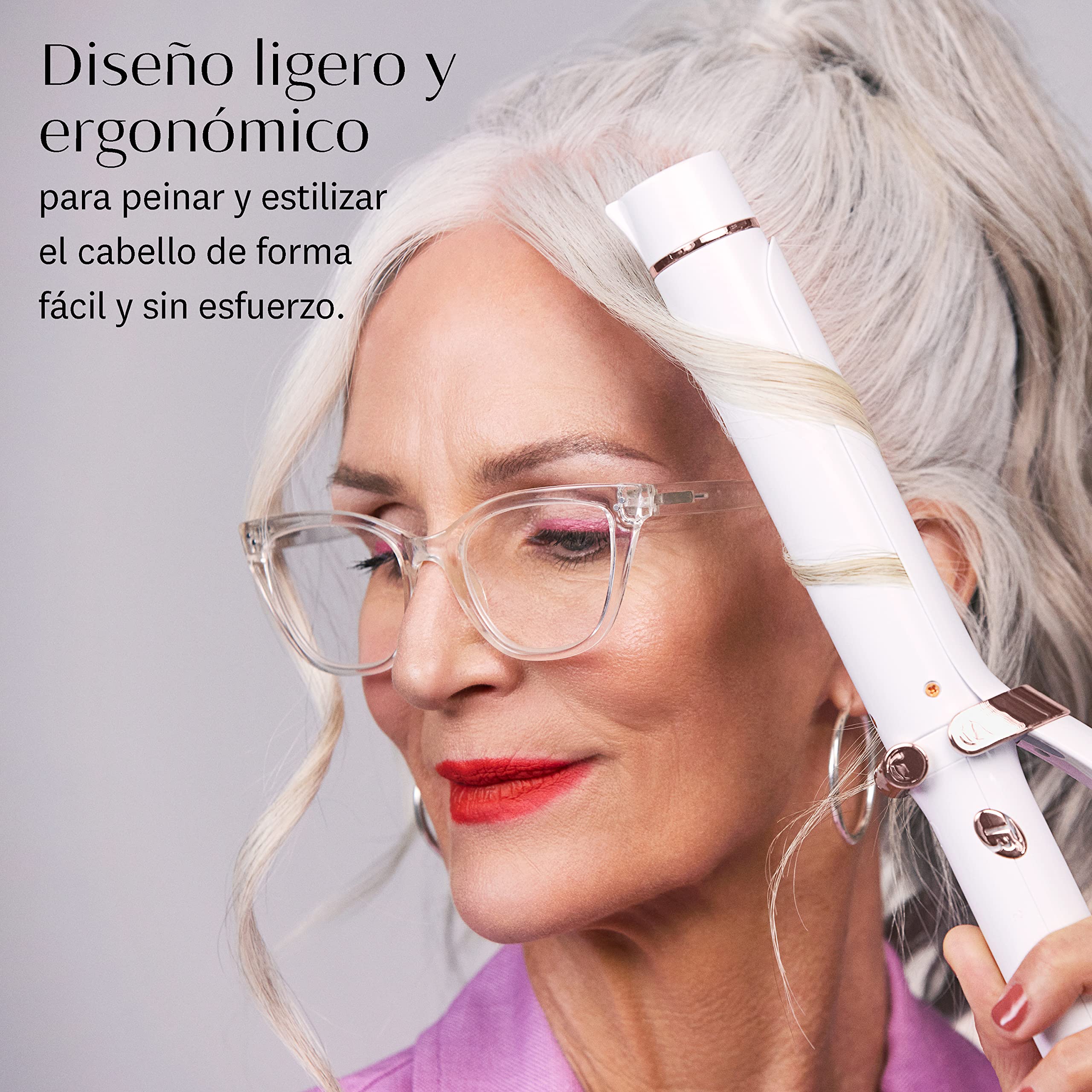 T3 SinglePass Curl plancha rizadora profesional barril largo cerámica personalizada ajustes temperatura ondas rizos