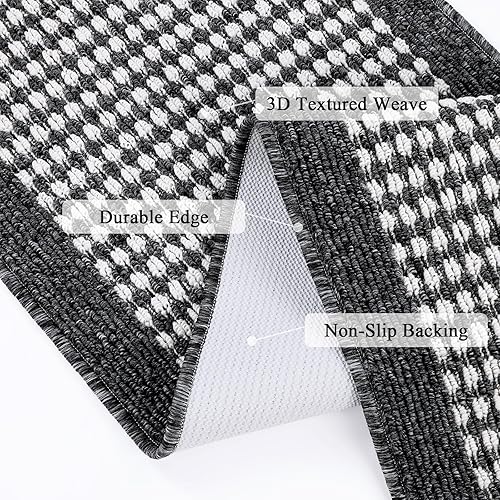 Miniatura 4 de Alfombra antideslizante para cuarto de lavado, 20 x 59 pies, alfombra de entrada de granja, lavable, absorbente de agua, alfombra para decoración de