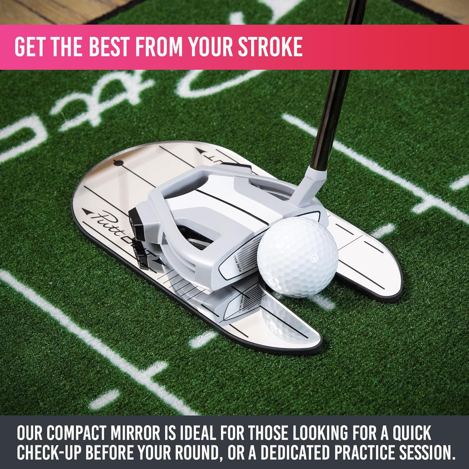 PuttOUT Compact Putting Mirror