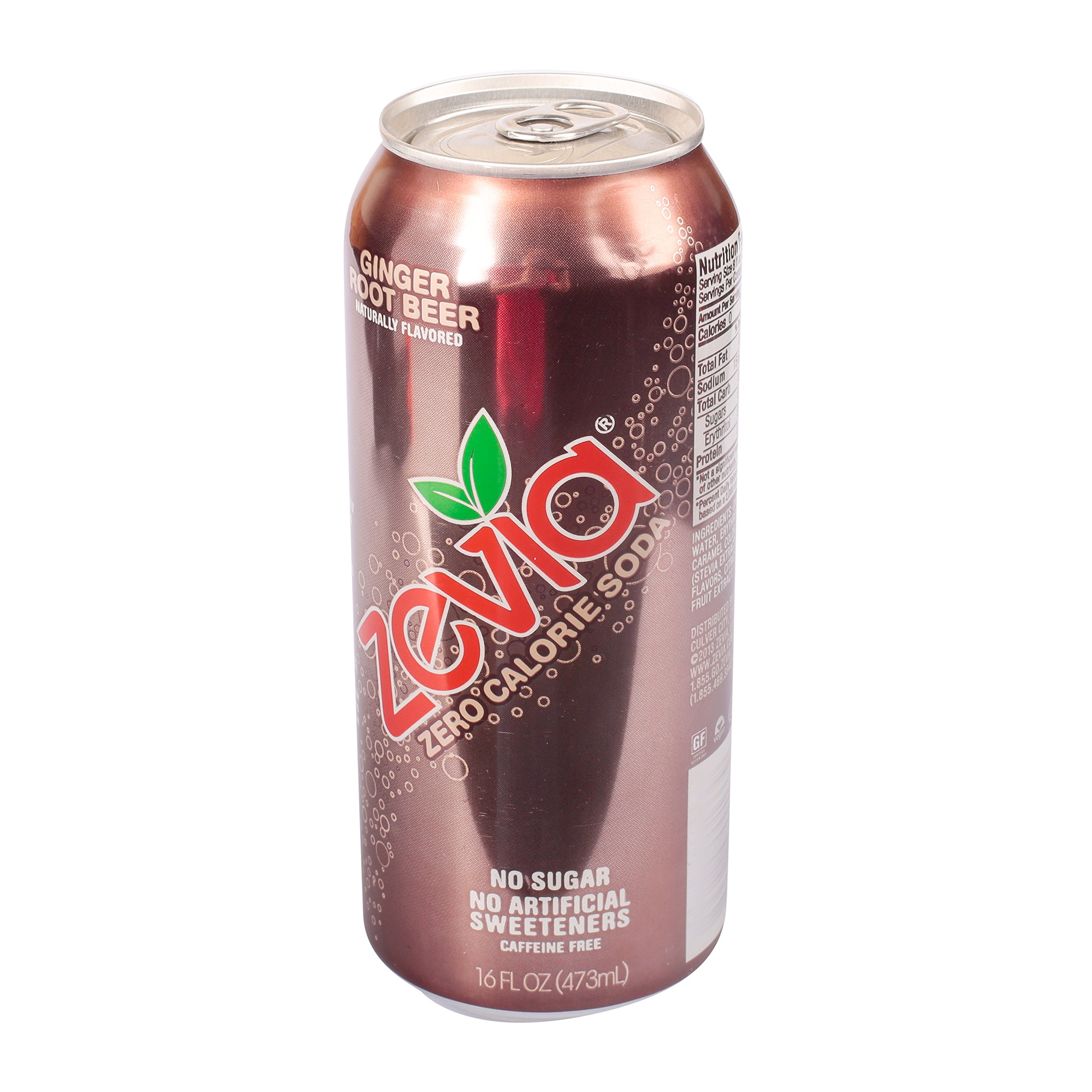 Zevia, Ginger Root Beer, 16 Fl Oz Single