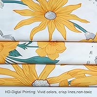 Vista 7 de Simpkeely Tapiz de medallón floral de mandala, planta de flores bosquejadas para colgar en la pared, tapices bohemios para dormitorio, sala