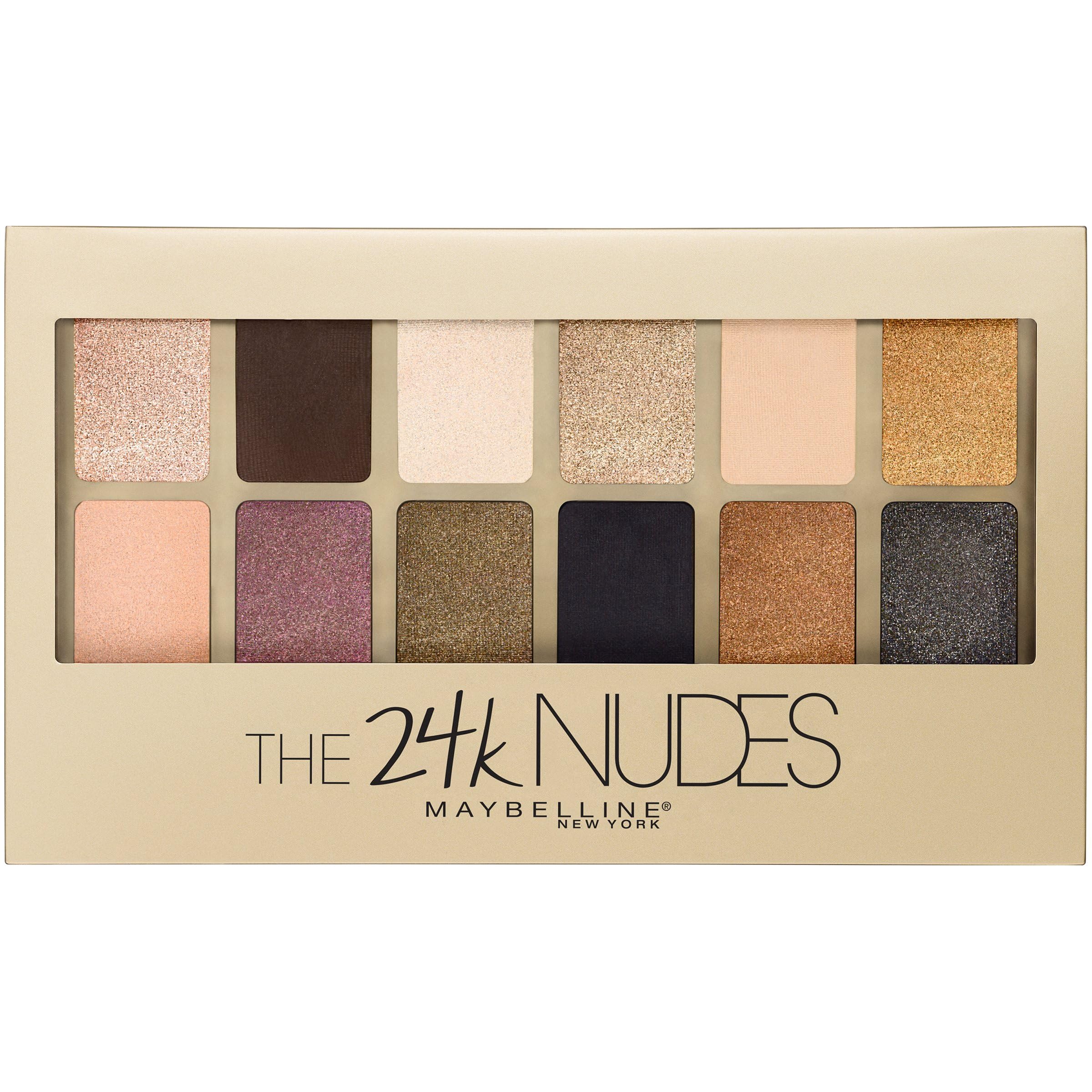 Maybelline The 24 K Nudes, palette di ombretti da 0,34 oz.