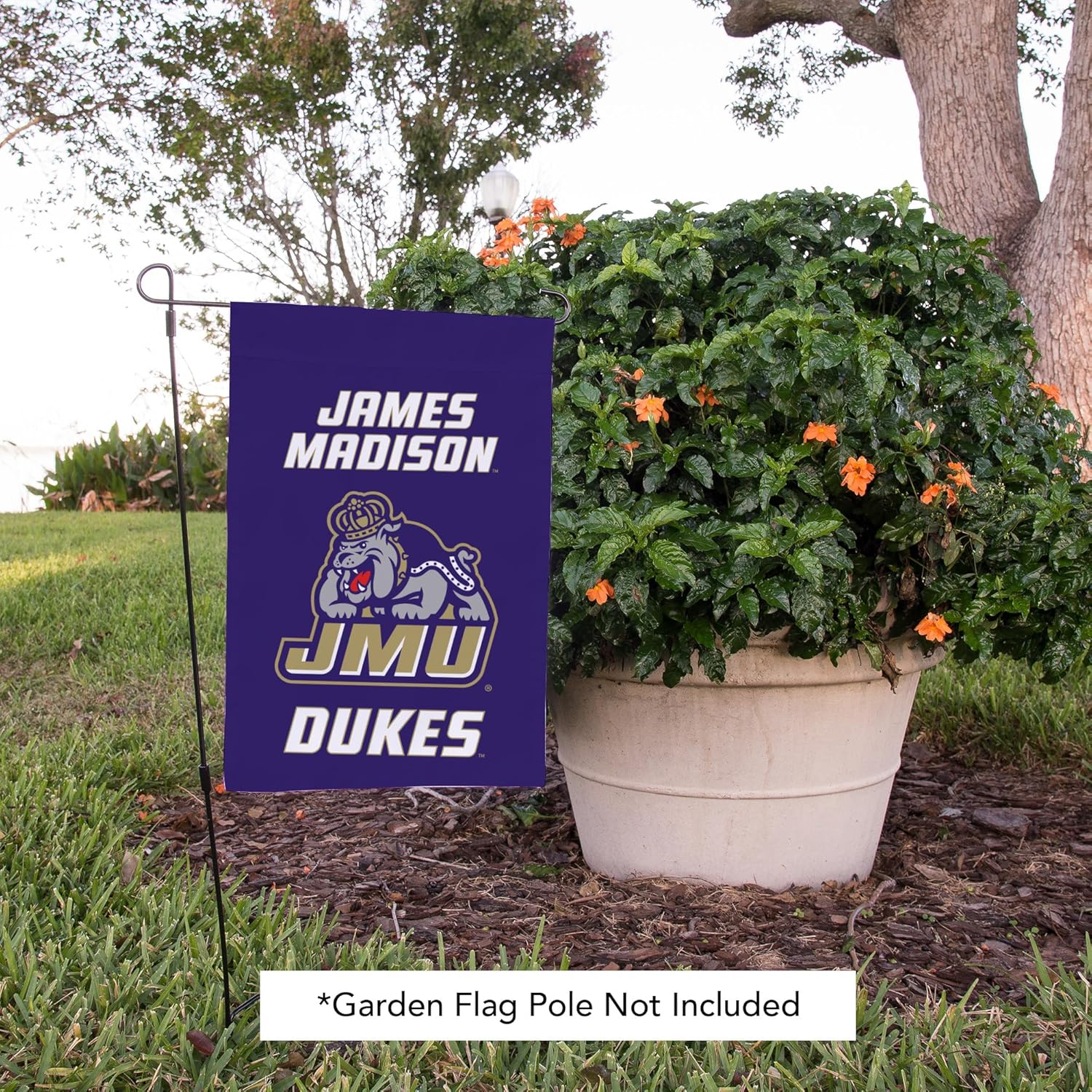 Desert Cactus James Madison University JMU Garden Flag – 19 x 12 inch James Madison Dukes Banner, For Outdoor Display and Events (Design D) - Image 6