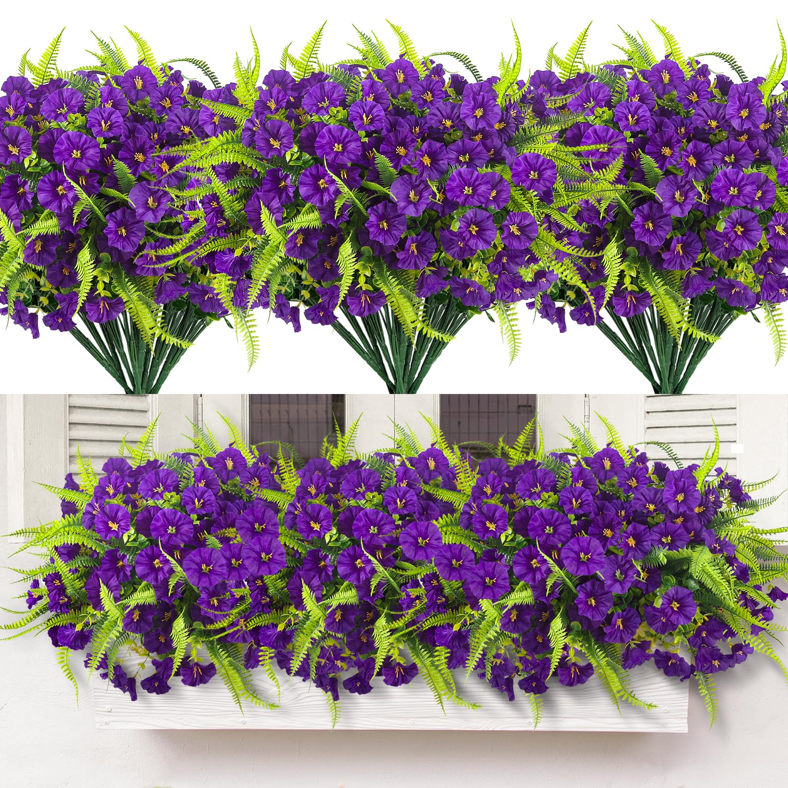 HIAGROW 12‑Bundle Artificial Petunia