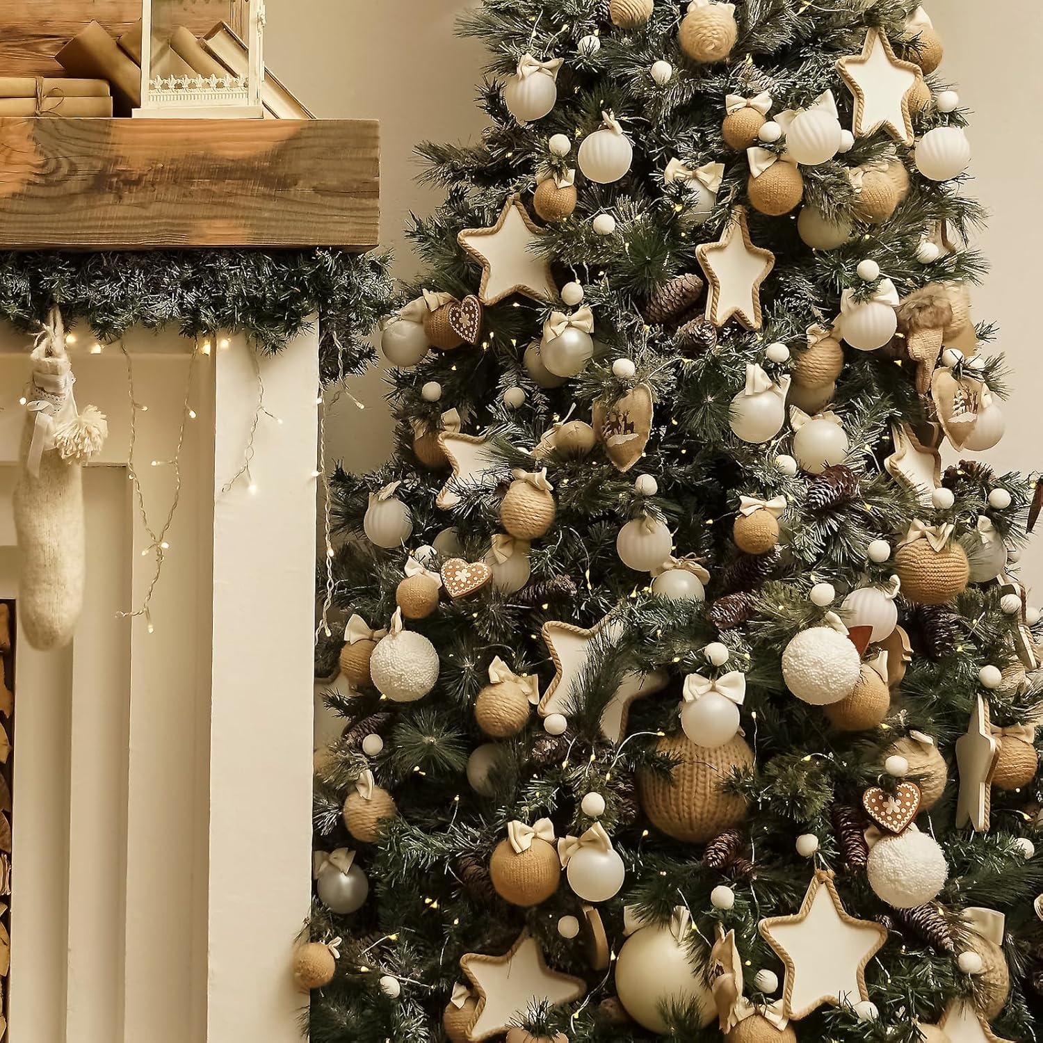 3 inch Wooden Balls, 4PCS Unfinished Round Wood Balls, 75mm Large Natural Wooden Balls for Crafts and DIY Decorative Projects - Image 6