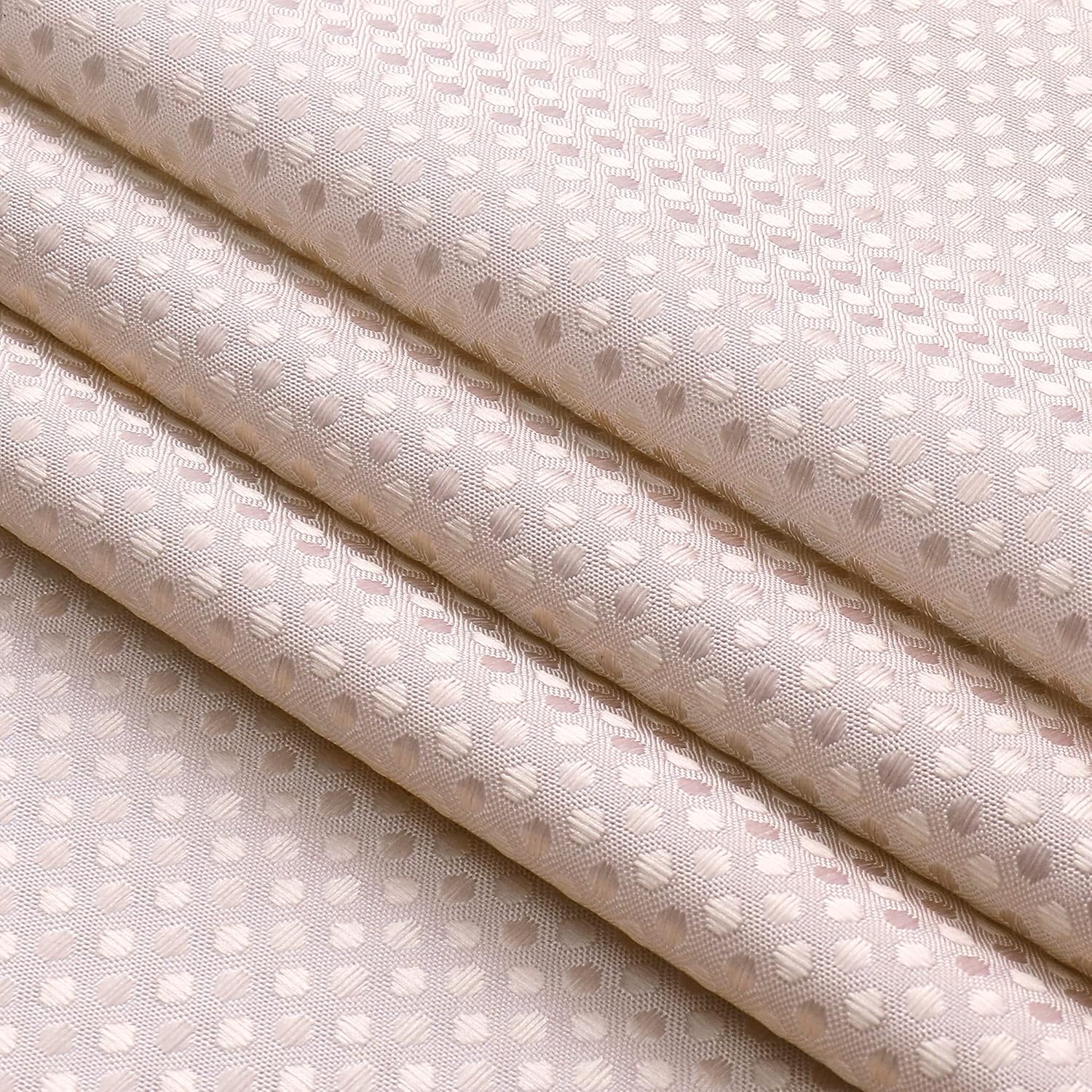 Central Park Pink Ombre Waffle Weave Shower Curtain Water Resistant Decorative White to Blush Pink Gradient Print Bathroom Spa Hotel Fabric Shower Curtain Liner with 12 Grommets, 70"x72"