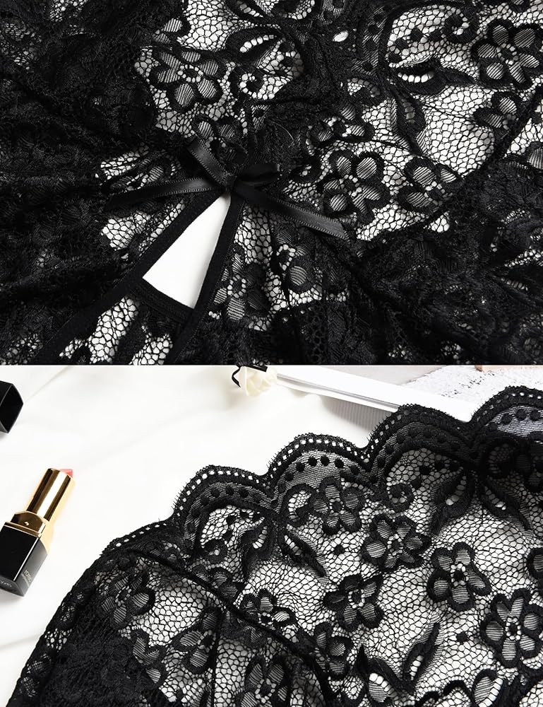 ワンピース Katie STRIPTEASE baby doll lace black Katie STRIPTEASE baby doll lace black ワンピース
