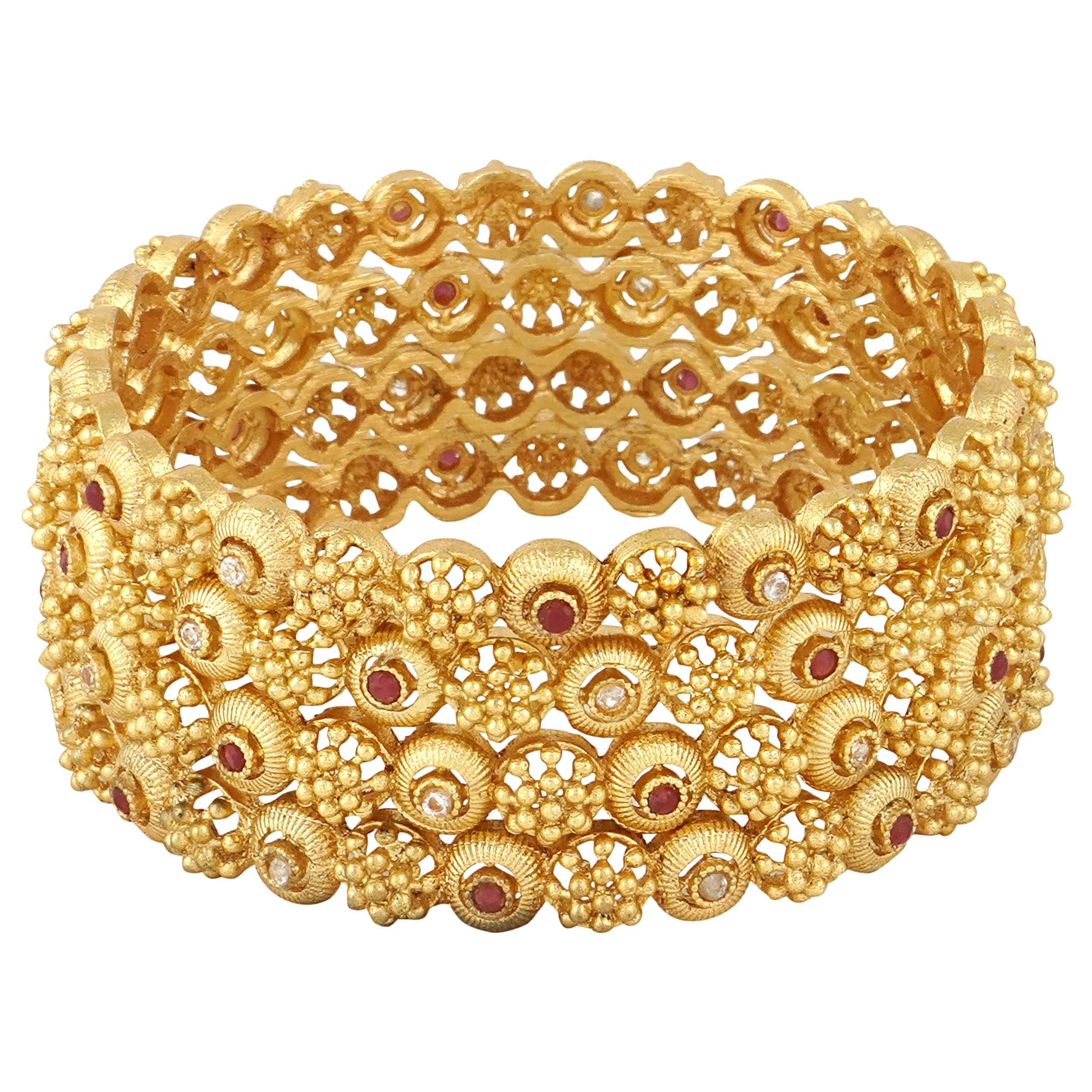 See full amazon price history chart for Mansiyaorange Four Matte Gold Rajwadi Filgree Red Stone Bangles/Bangdi/Chudi/for Women(2.10) Mansiyaorange Four Matte Gold Rajwadi Filgree Red Stone Bangles/Bangdi/Chudi/for Women(2.10) (B0C4187SHM) Amazon Price History, Amazon Price Tracker