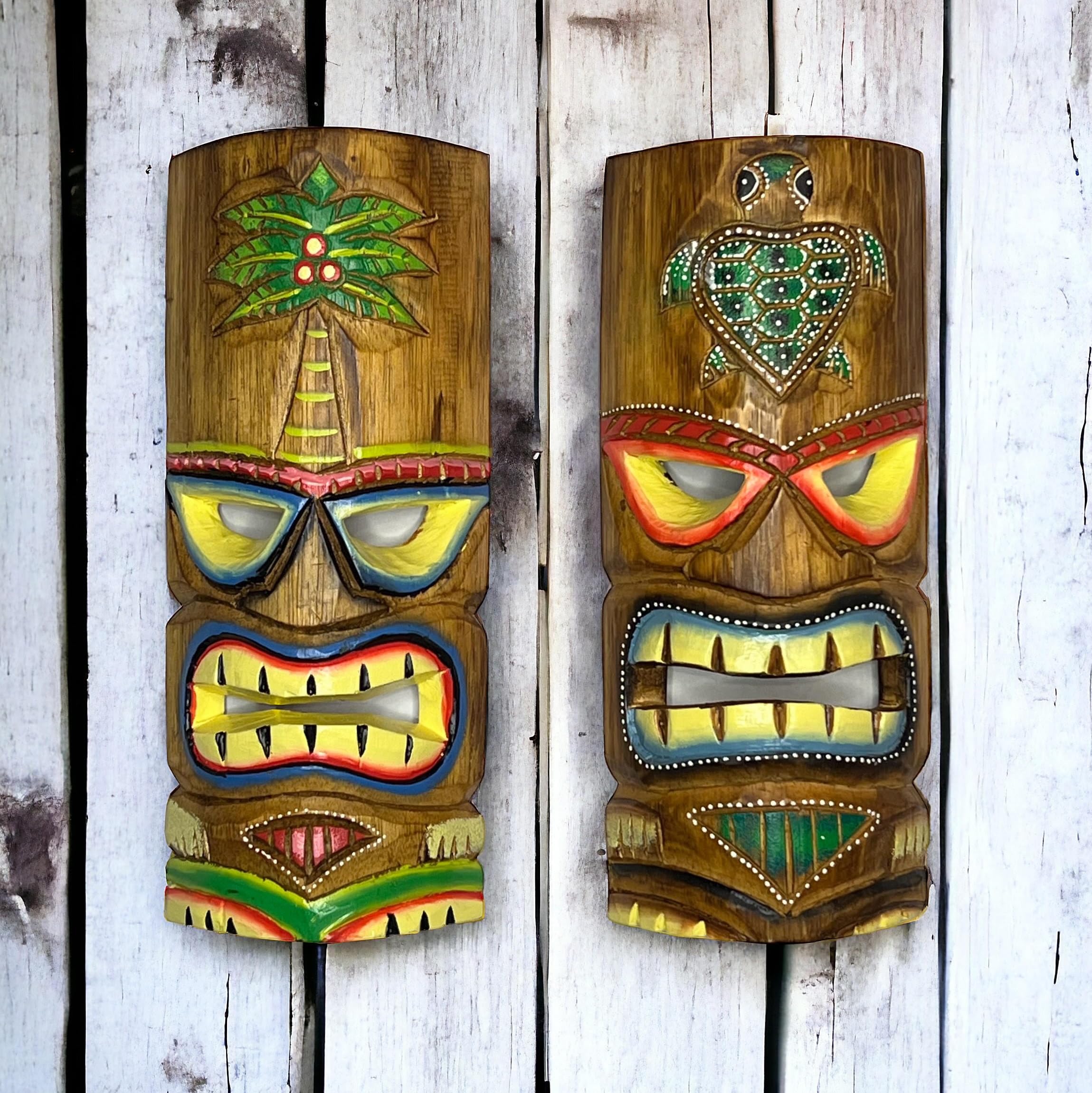 Carve my palm tree into a tiki so cal $500 - Tiki tOny