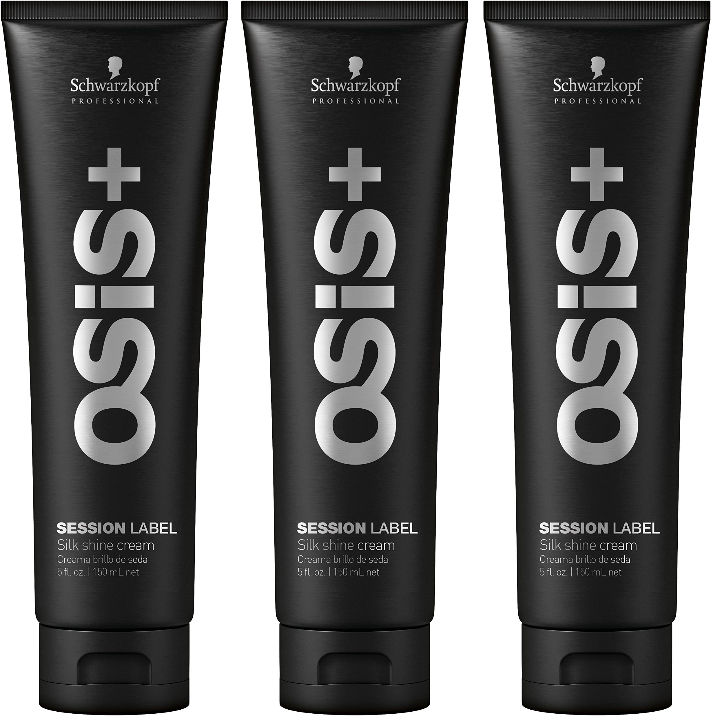 OSiS+ SESSION LABEL Silk Shine Cream, 5.07-Ounce (3-Pack)