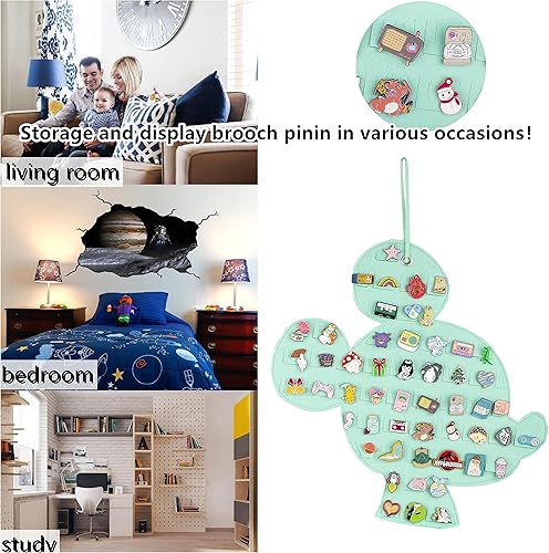 Miniatura 5 de Broche colgante organizador de alfileres esmaltados, linda forma de dibujos animados, broche de soporte de almacenamiento para broche (sin