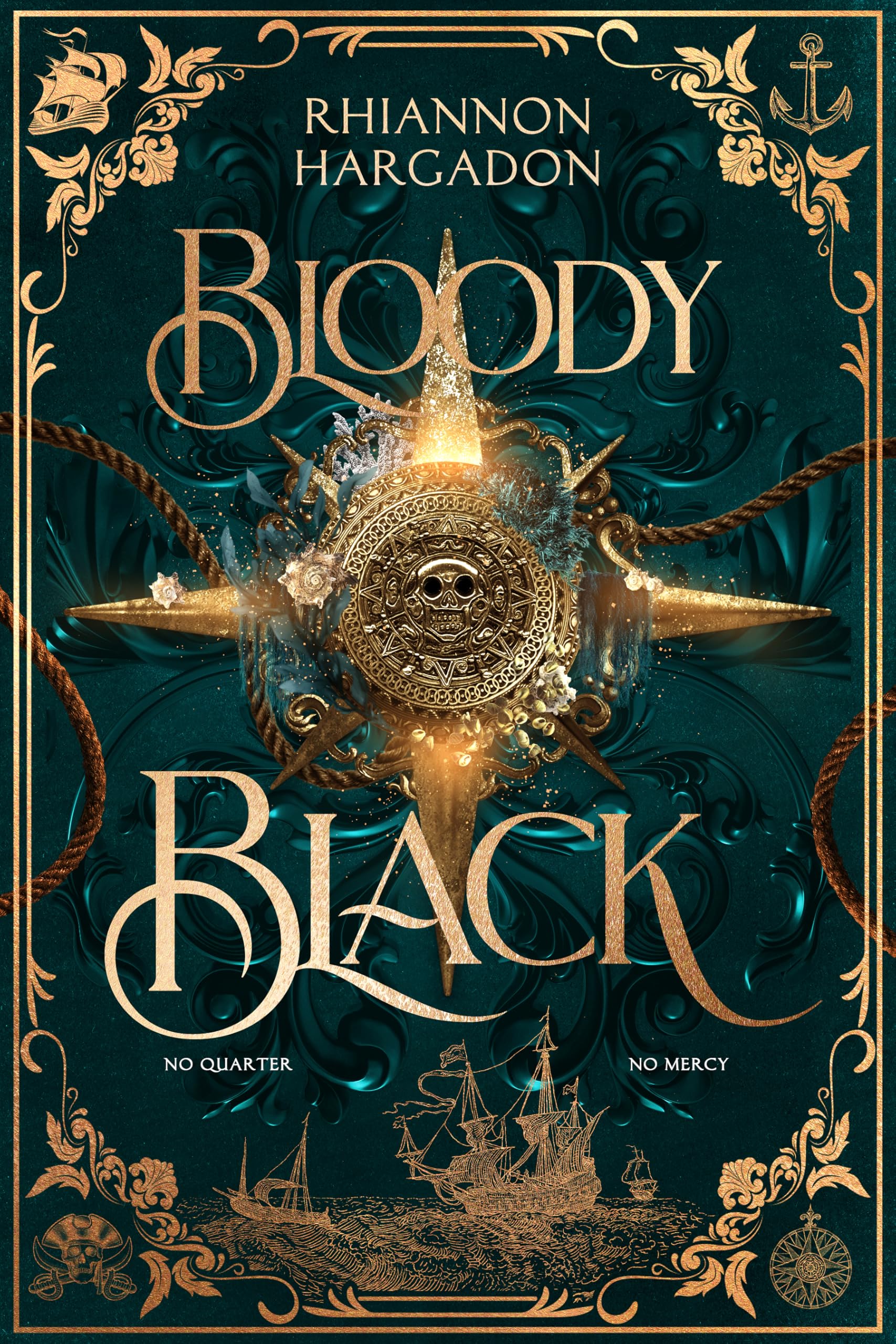 Cover of Bloody Black: A Pirate Dark Fantasy Romance