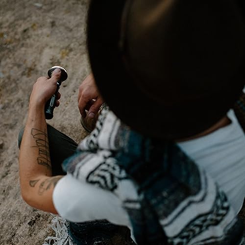 Miniatura 7 de Barebones Linterna vintage - Gris pizarra, linterna LED recargable por USB, 15 horas de tiempo de funcionamiento, 170 lúmenes, compacta y duradera,