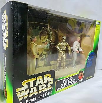特撮 Star Wars 1998 The Power of The Force 3-Pack Movie Scene 4 Inch Tall Action Figure Set - Jabba&#39;s Skiff Guards with Year 1998 Star Wars The Power of the Force Series 3 Pack 4