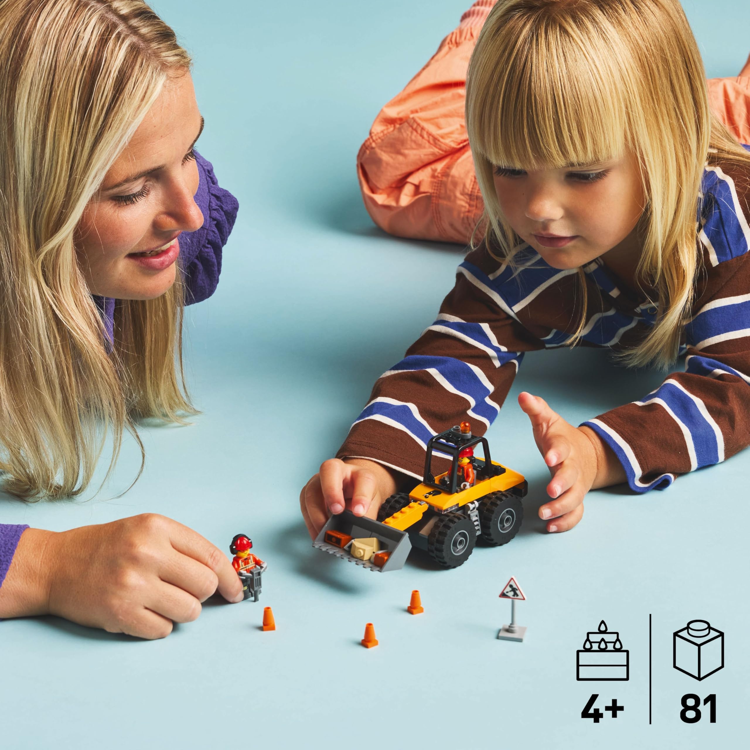 komizuno様 LEGO City Carregadeira de Construção 60450 4+ anos 81 peças