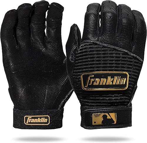 Miniatura 8 de Franklin Sports MLB Guantes de bateo de béisbol  Guantes de bateo clásicos profesionales para béisbol + sóftbol  Pares de guantes de bateo para