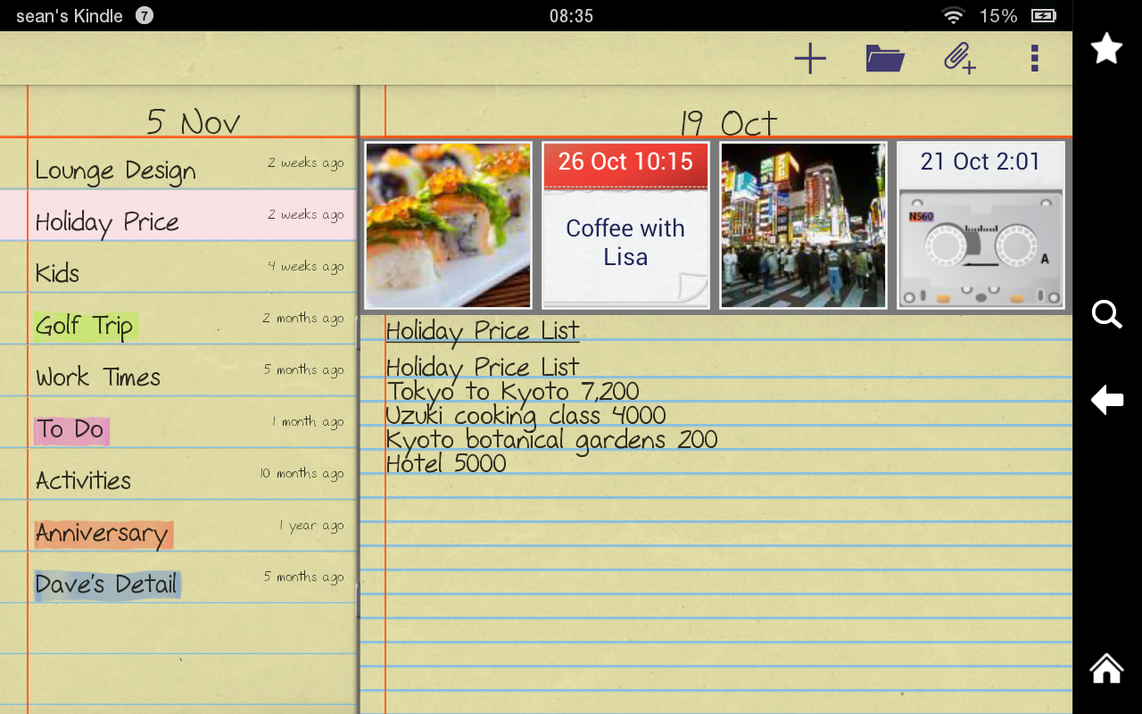 notePad for notes - App on Amazon Appstore