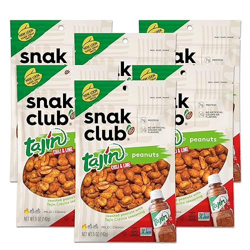 Snak Club Cacahuetes Tajin Clasico 5 onzas 6 unidades Snak Club Cacahuetes Tajin Clasico 5 onzas 6 unidades