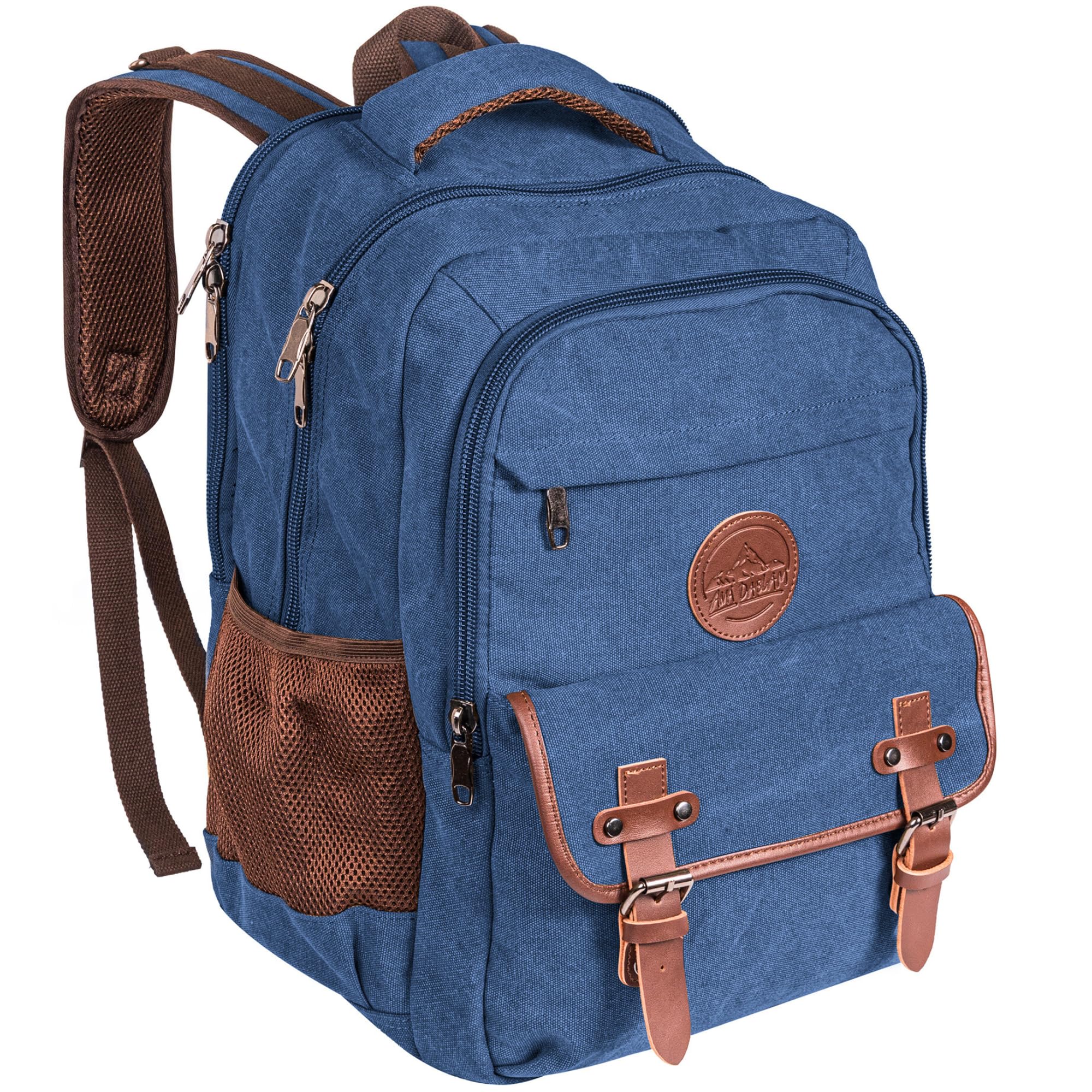 Ama Dablam Premium Original Canvas Backpack/ 17”Laptop/XL-30L/ Many Pockets | Strong Zippers | Thick Cotton | College Travel