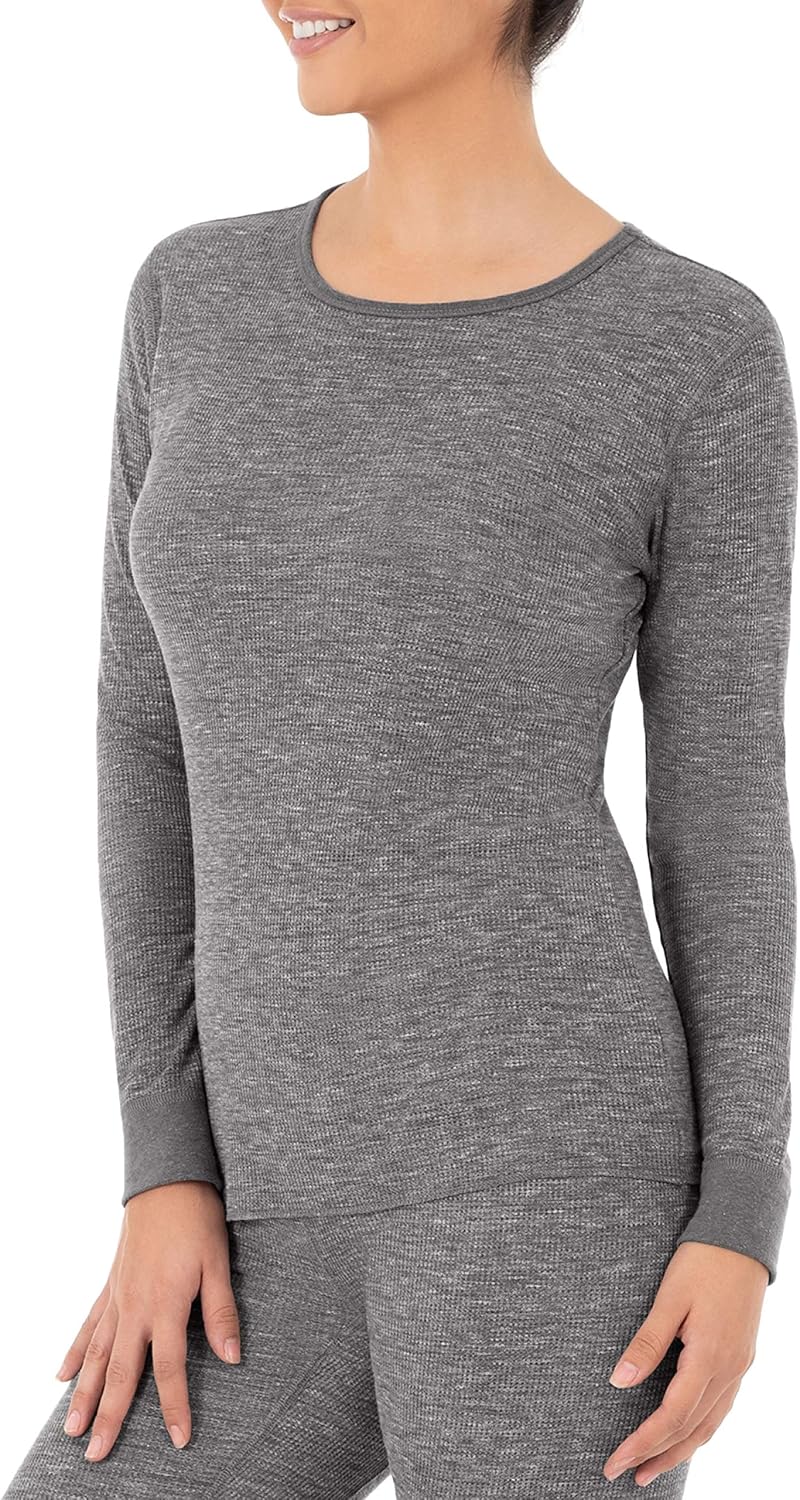Fruit of The Loom Womens Micro Waffle Premium Thermal Underwear Tee Shirt