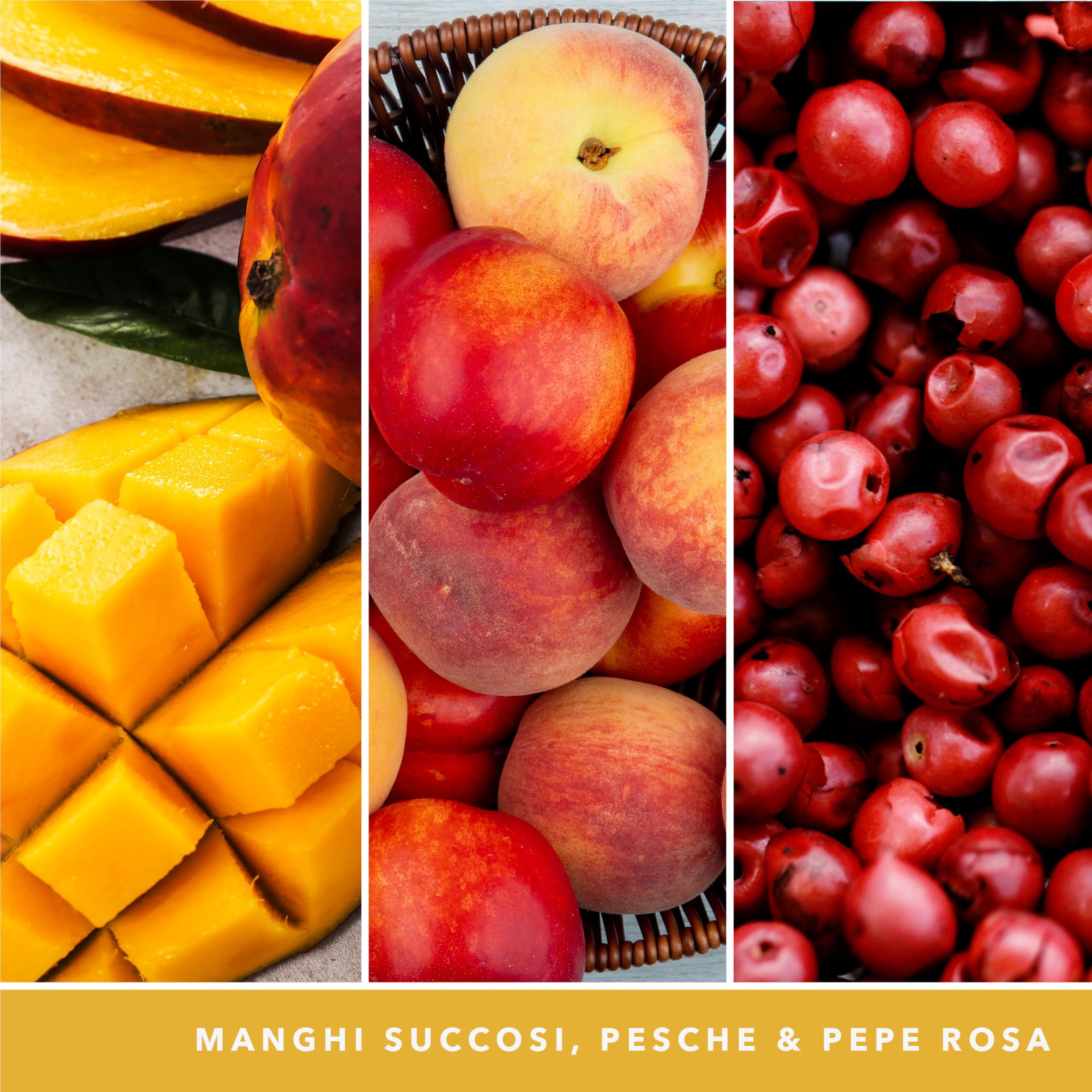 Yankee Candle Candela profumata in giara grande | Salsa di mango alla pesca | Durata Fino a 150 Ore | Regali per donne