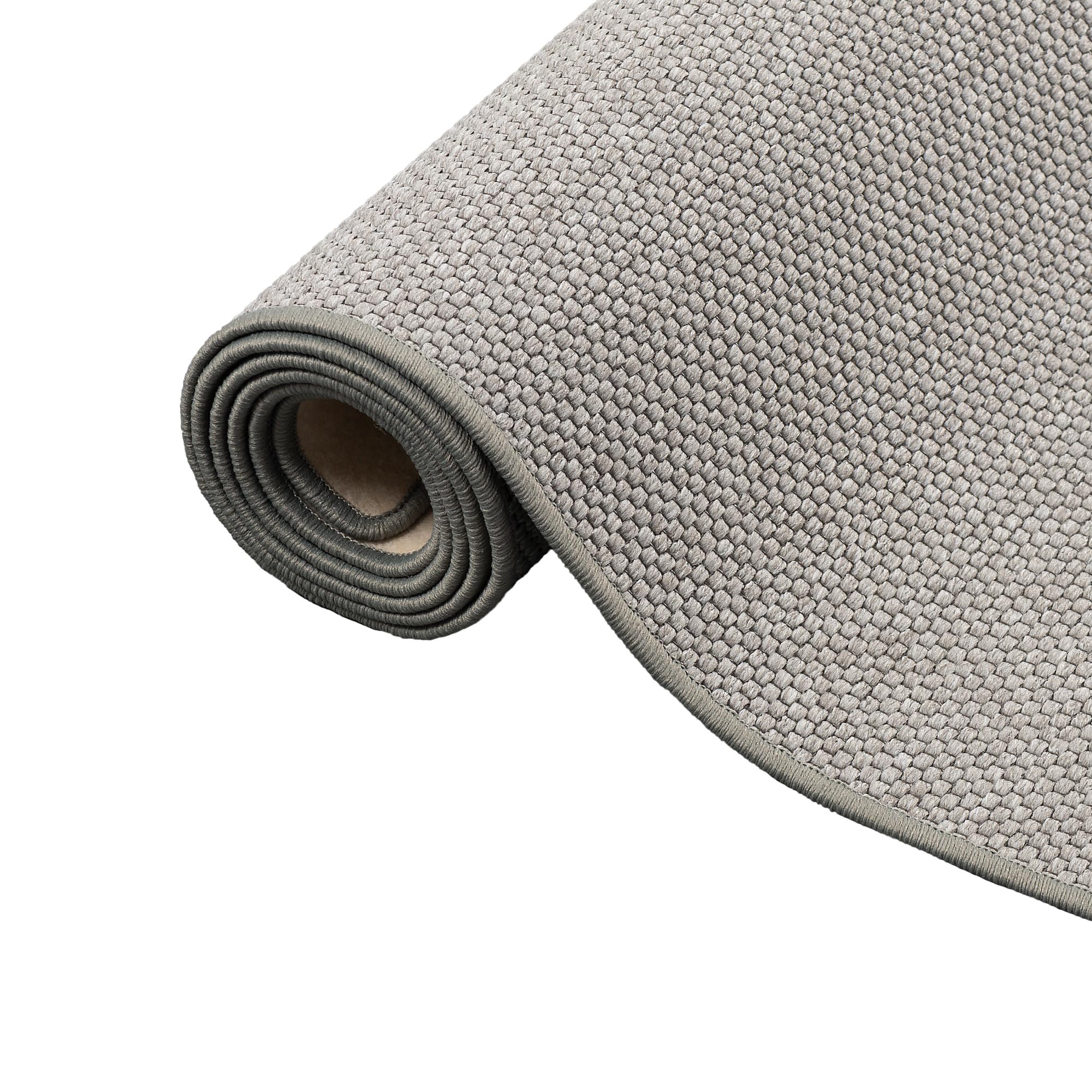 Bentzon Teppich Flachgewebe Silber in 24 Größen