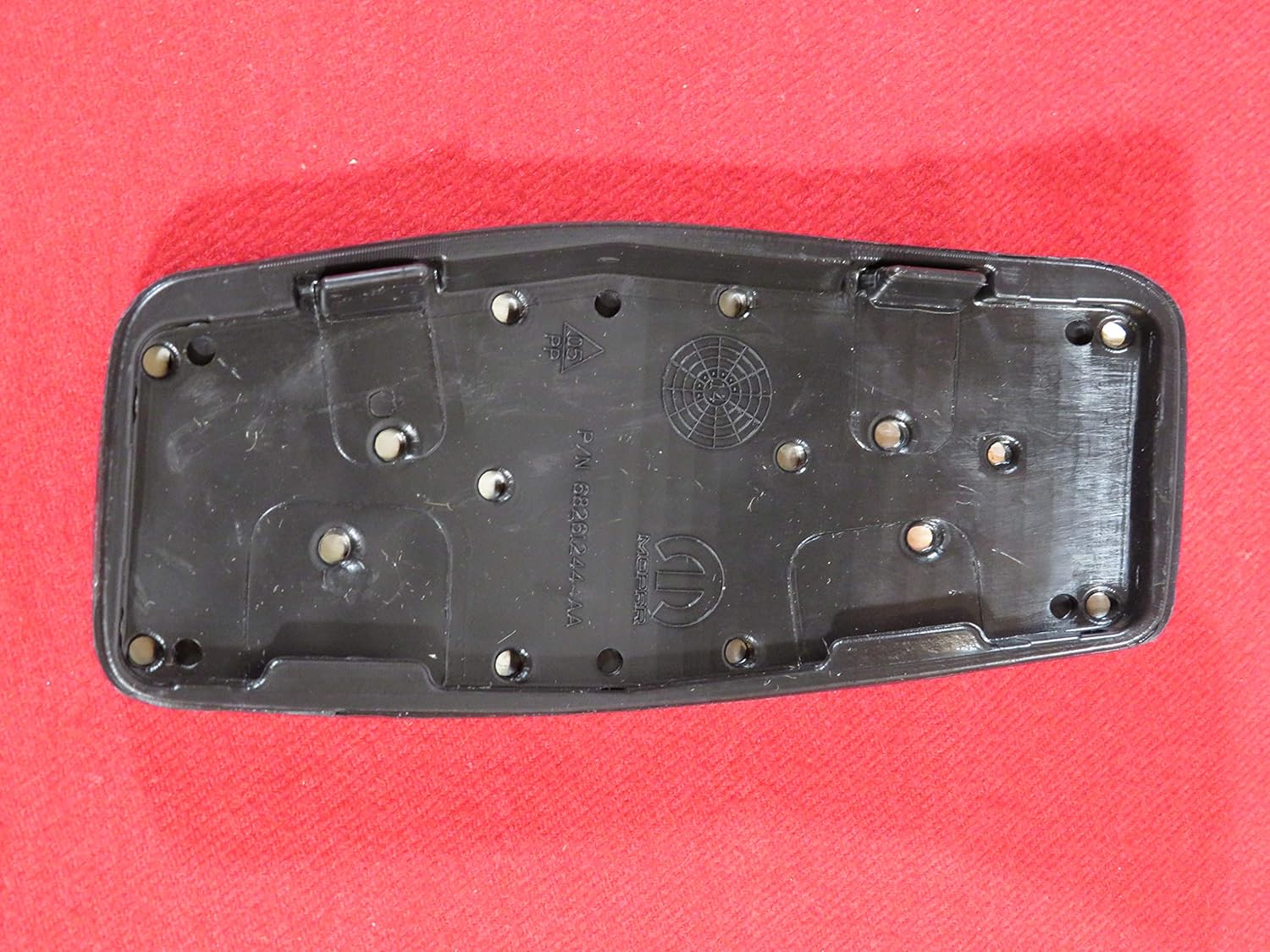 Mopar 82214995 Pedal Kit Bright Stainless Steel cover with Black Rubber pads for Automatic Transmission (Gas and Brake). The pedal covers can be installed on vehicles built after March 1, 2015