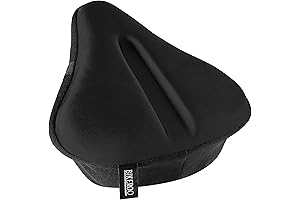 Ergonomic Seat Cushion Tailored for Spin Bikes: Bikeroo's Padded Gel Seat Cover