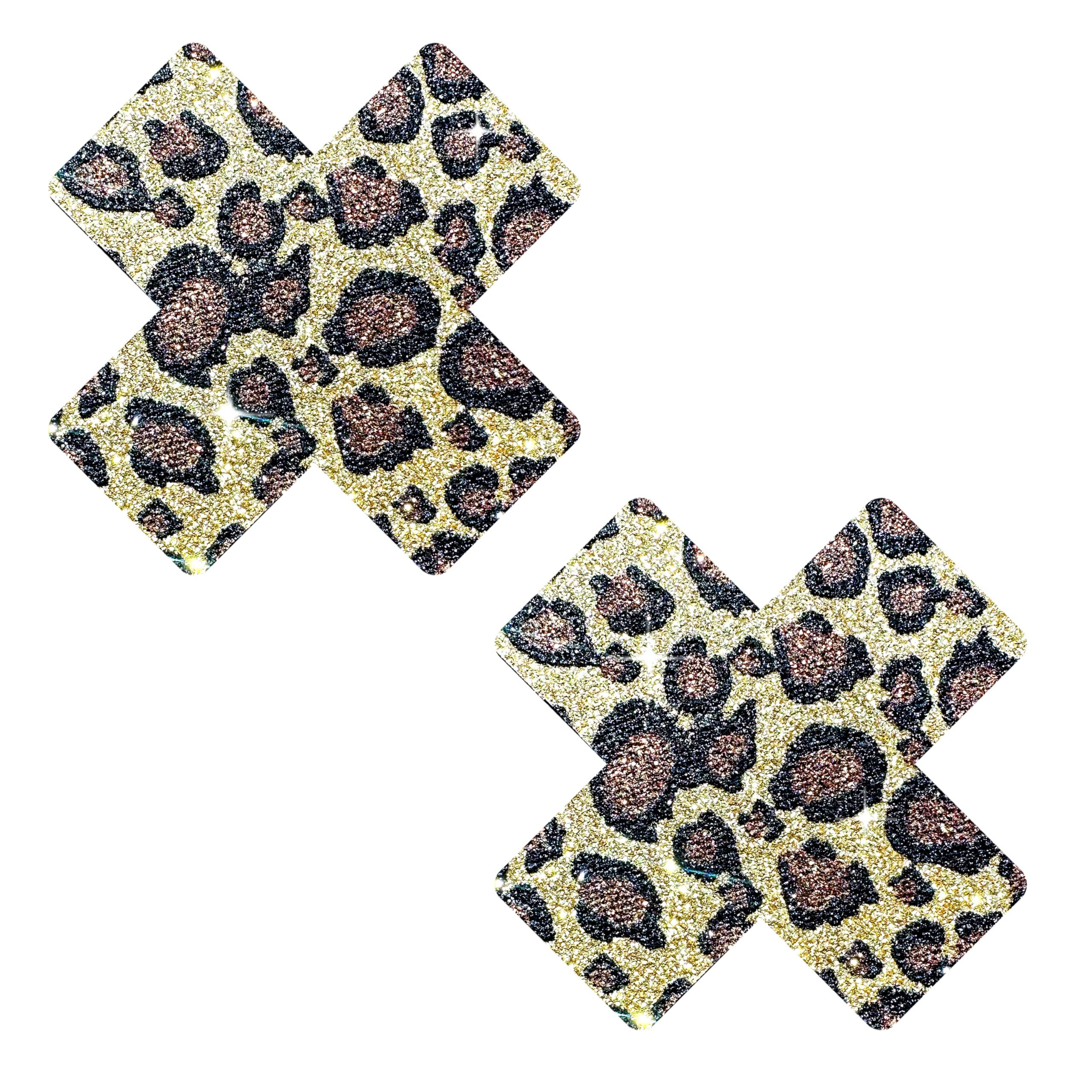 Neva Nude Iridescent Crystal Beamz Nipztix Pasties Nipple Covers for Festivals, Raves, Lingerie and More, Made in USA