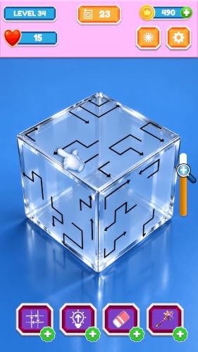 Arrow Cube Escape 3D: Arrows Out Block Puzzle, Rotate Cube Logic Brain Teaser & Unblock Path Challenge – vue 5