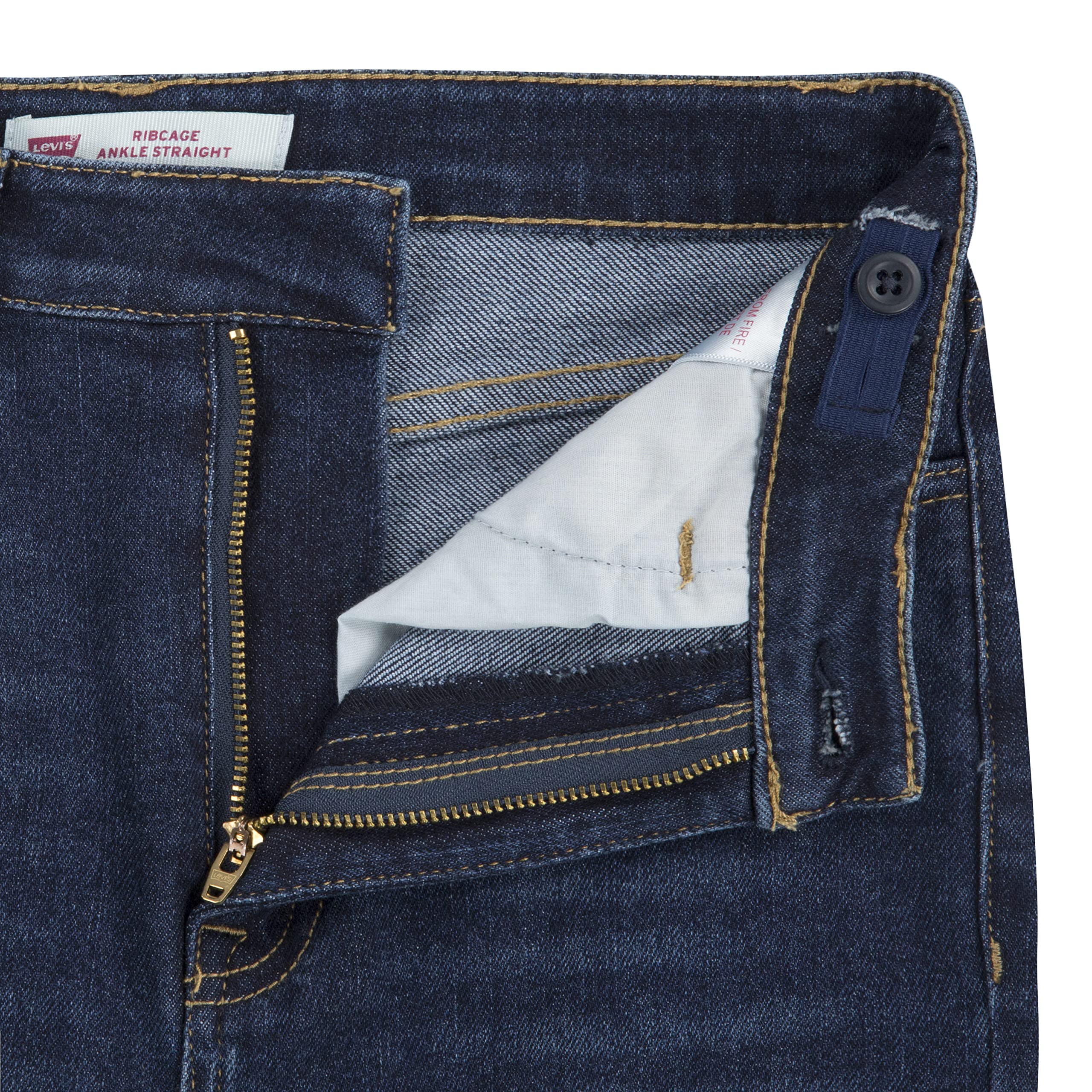 Levi's Lvg Straight Ankle 4ef312 - SPODNIE DENIM Dziewczynki