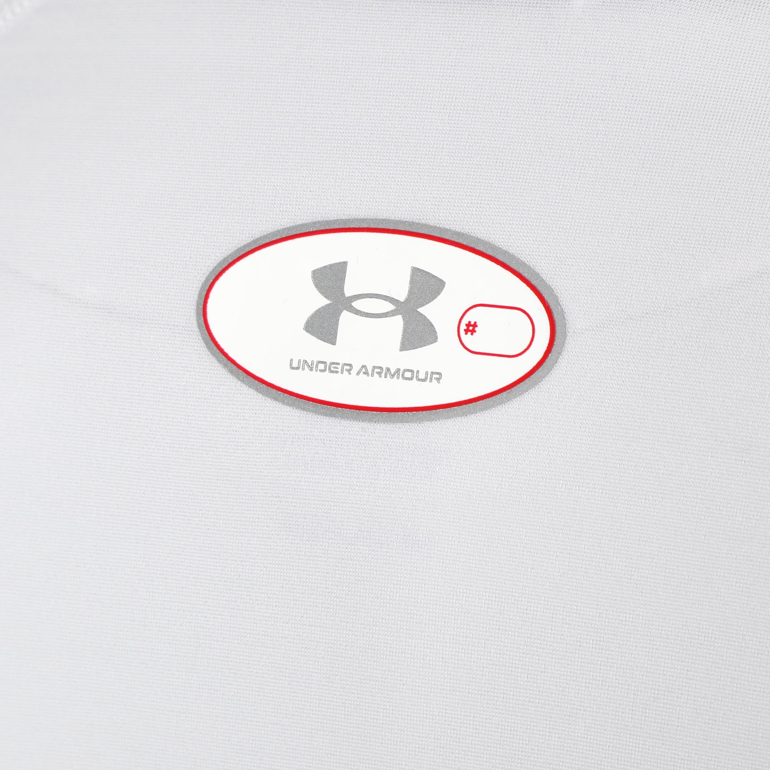 Under Armour HeatGear Elite Crop T-Shirt damski biały