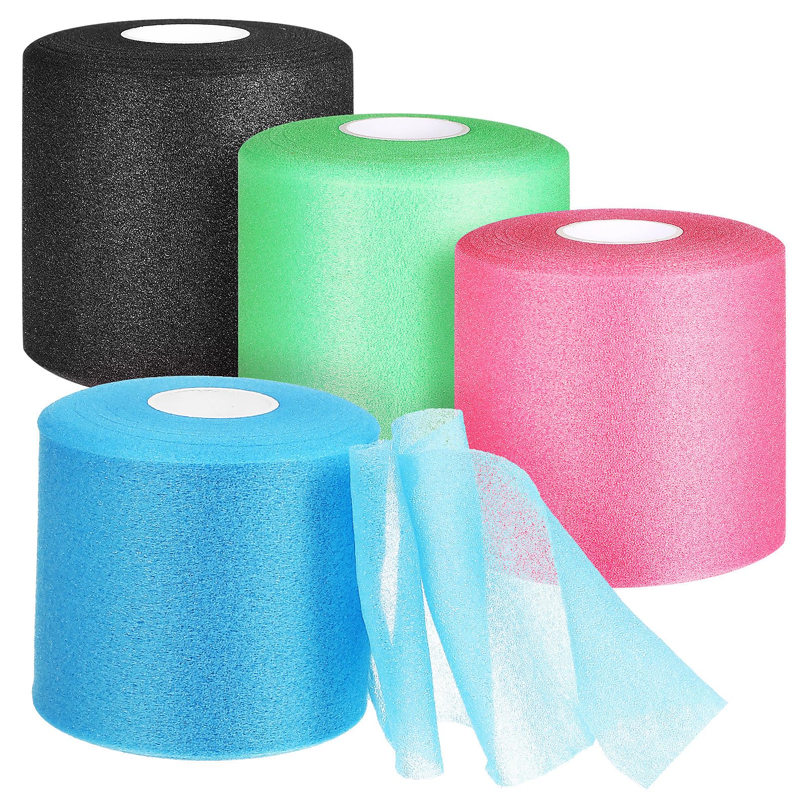Cinta de esponja contra rozaduras en tobillos y muñecas, pack de 4 rollos fácil de moldear 8